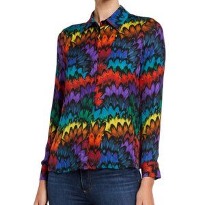 Alice + Olivia Willa Print Shirt, S